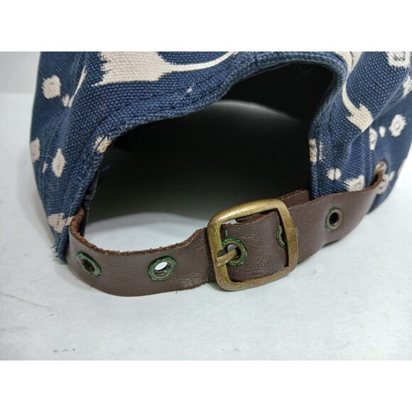 Obey Propaganda 5 Panel Ball Cap  Blue Canvas Arrows Diamonds Southwest Tribal - Picture 5 of 8